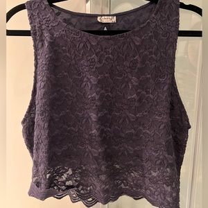 Free people Blue Lace Top - Intimately Free People